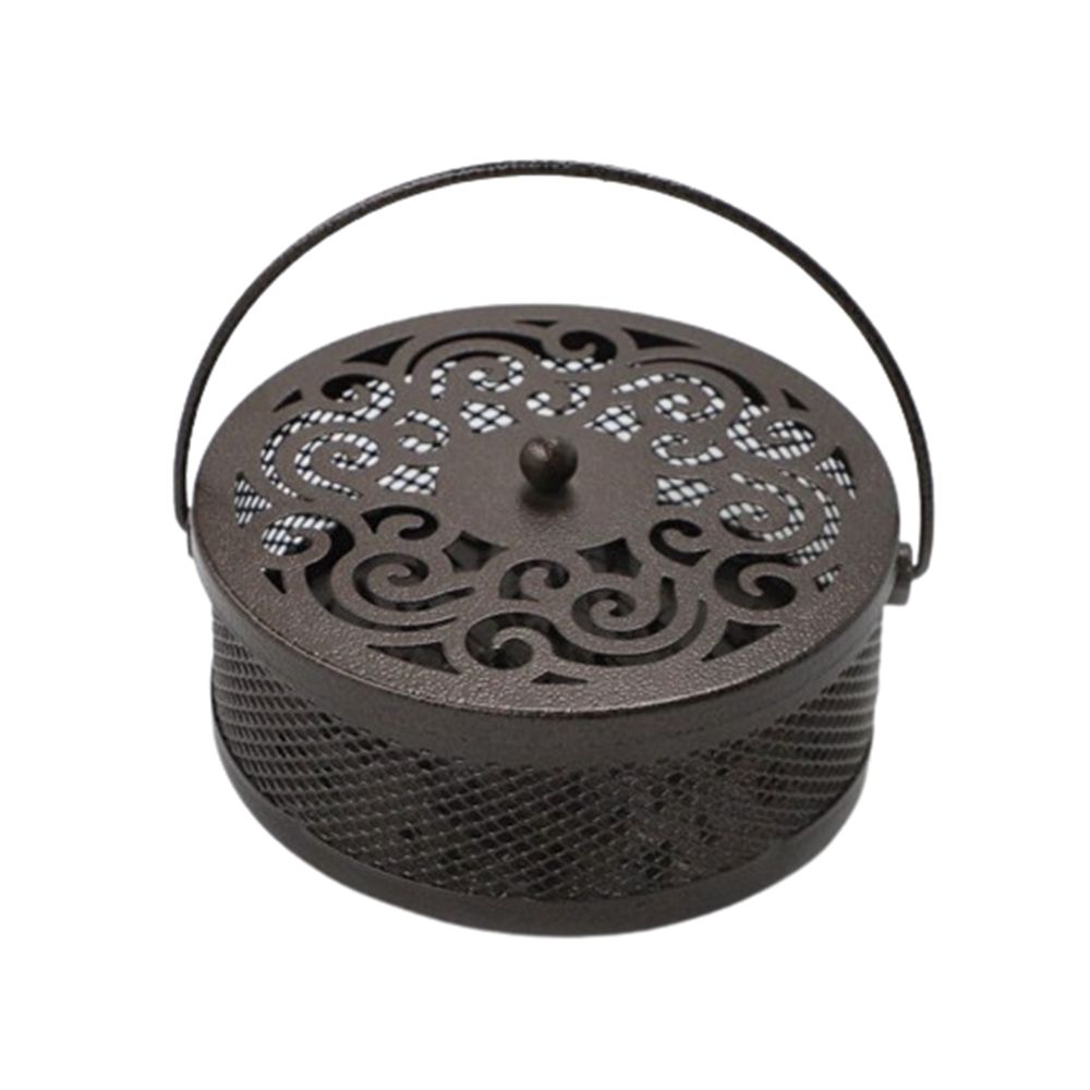 Retro Mosquito Coil Holder Metal Incense Coil Burner Durable Incense Holder  Camping
