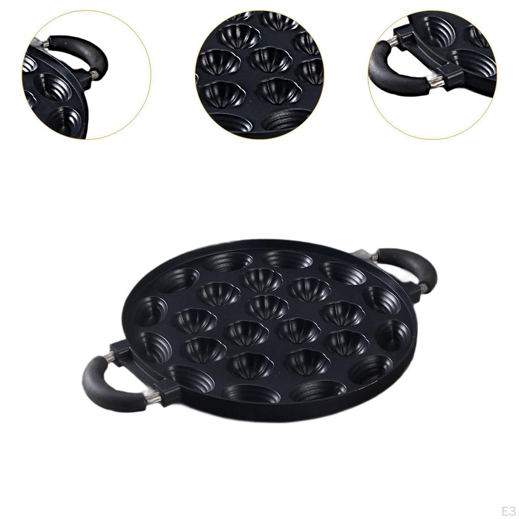 Donuts Maker Pfanne Kuchen Modellplatten Kochgeschirr Rund Anti-Verbrühung Donut Platte Donut Backen