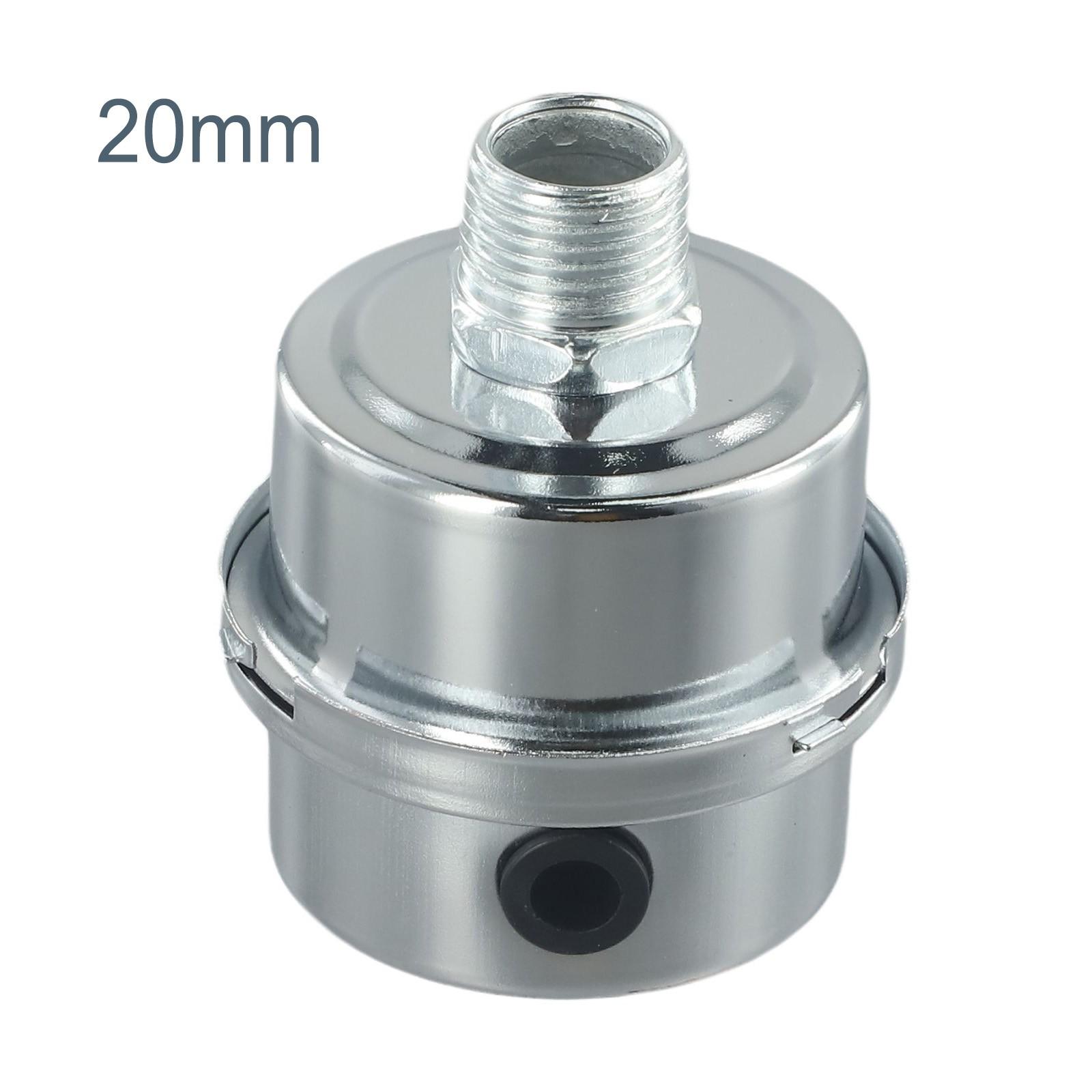 

Повітряний фільтр Високоефективний 12,5 мм/ 16 мм/ 20 мм металевий безмасляний повітряний компресорний насос 20mm