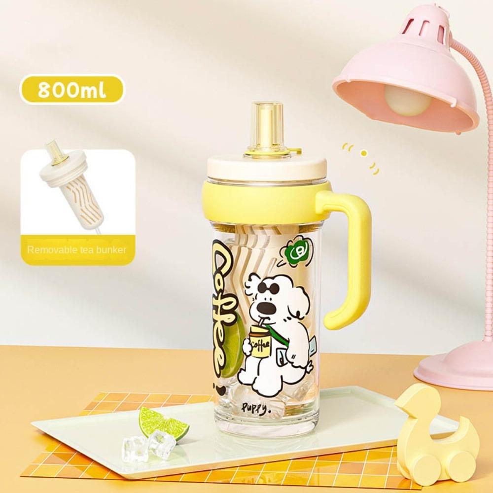 

Plastic Sports Water Bottle 800ml Water Cup Portable Drinking Bottle жёлтый