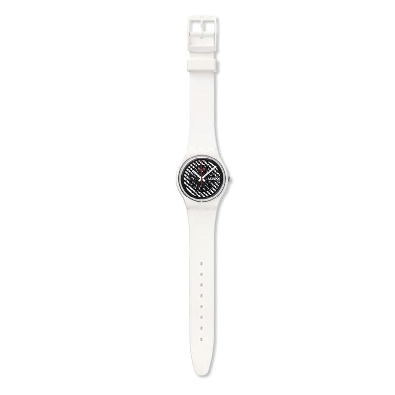 SWATCH Women s 34mm Black Watch GW704 GW704 Black Dial