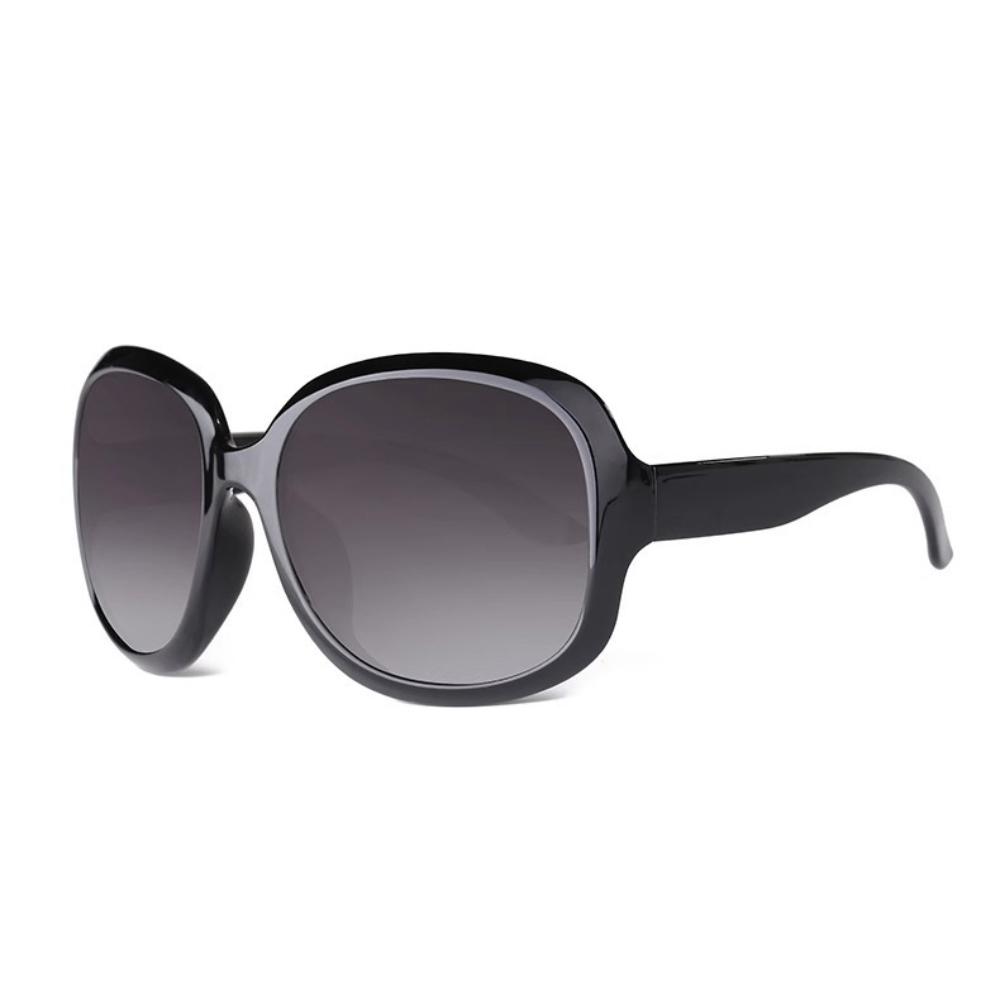 

Oversized Gradient Sunglasses Luxury Designer UV400 Protection Ladies Trendy Shades Aesthetic Eyewear Sleek Fashion Sun Glass чёрный