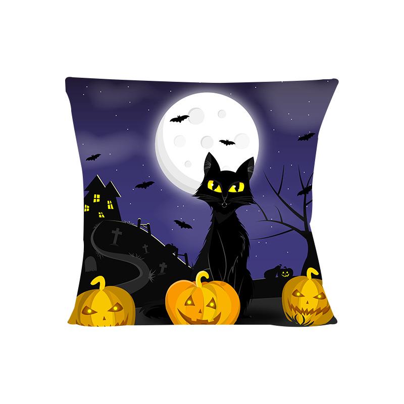 Copricuscino da divano zucca di Halloween nordico