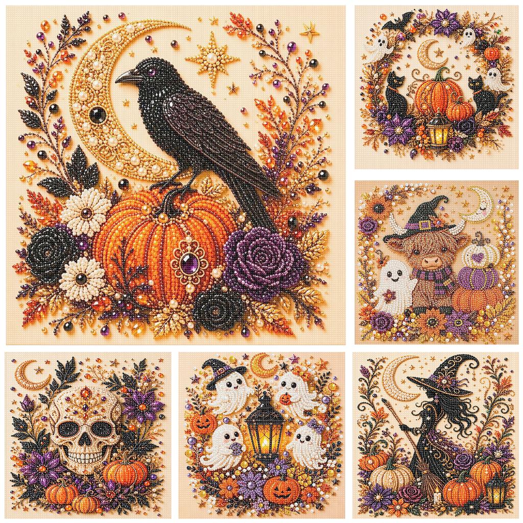 Stamped Stitch Kit 14CT 40x40cm Blue Floral Wreath Lady Embroidery Cotton Thread Needlework Holiday Series Set