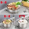 Lilang Thickened Stainless Steel Cookware 3-Piece Set