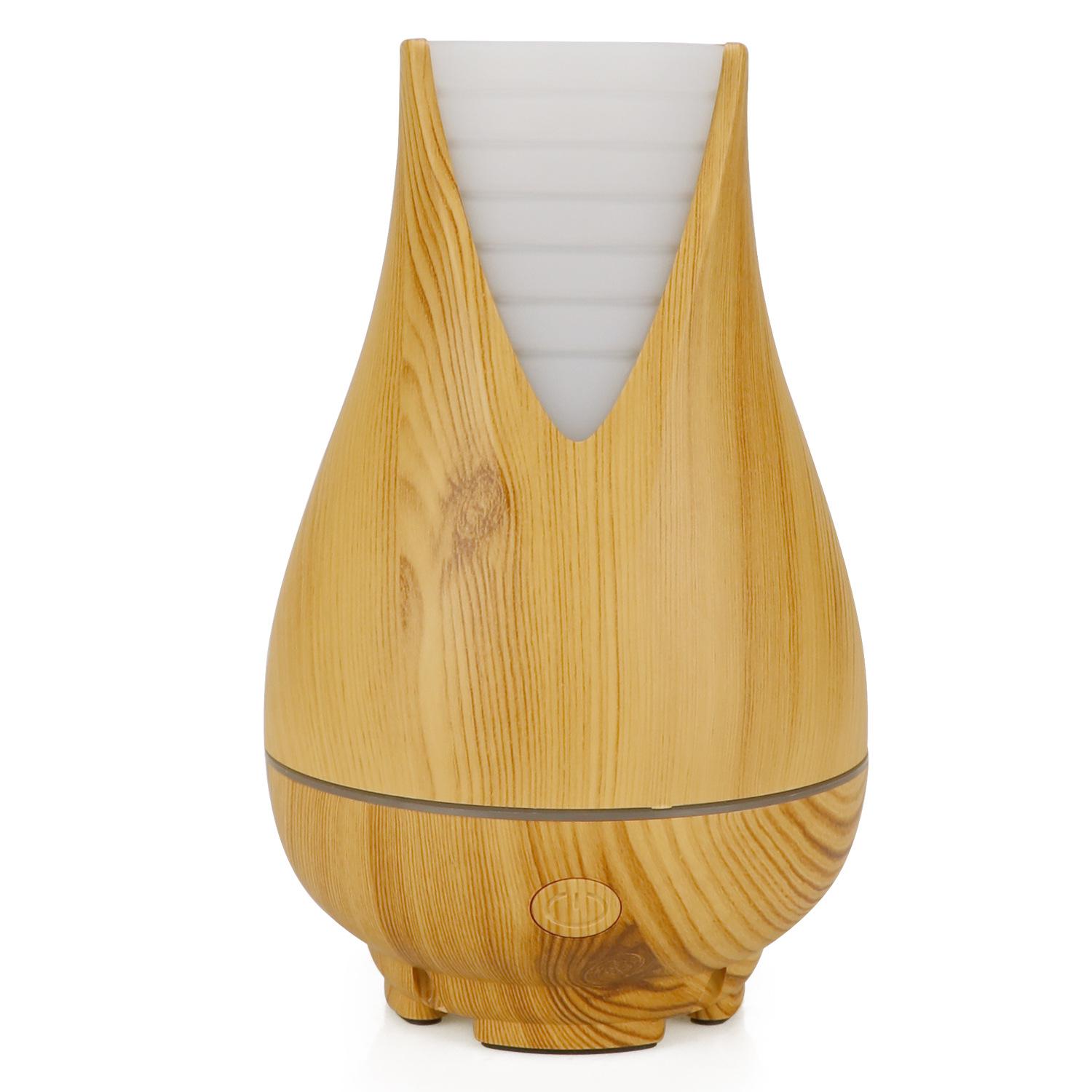USB Ultrasonic Wood Grain Aroma Diffuser and Humidifier for Home USB