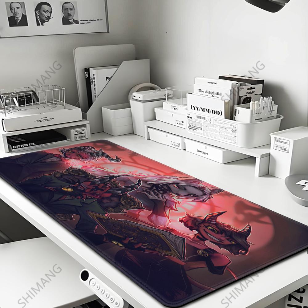 HD XXL Anime Gaming Mouse Pad Rug Hazbin Hotel XCM Game Computer PC Accessories Tabletop Keyboard Pads Coaster Gamer Carpet