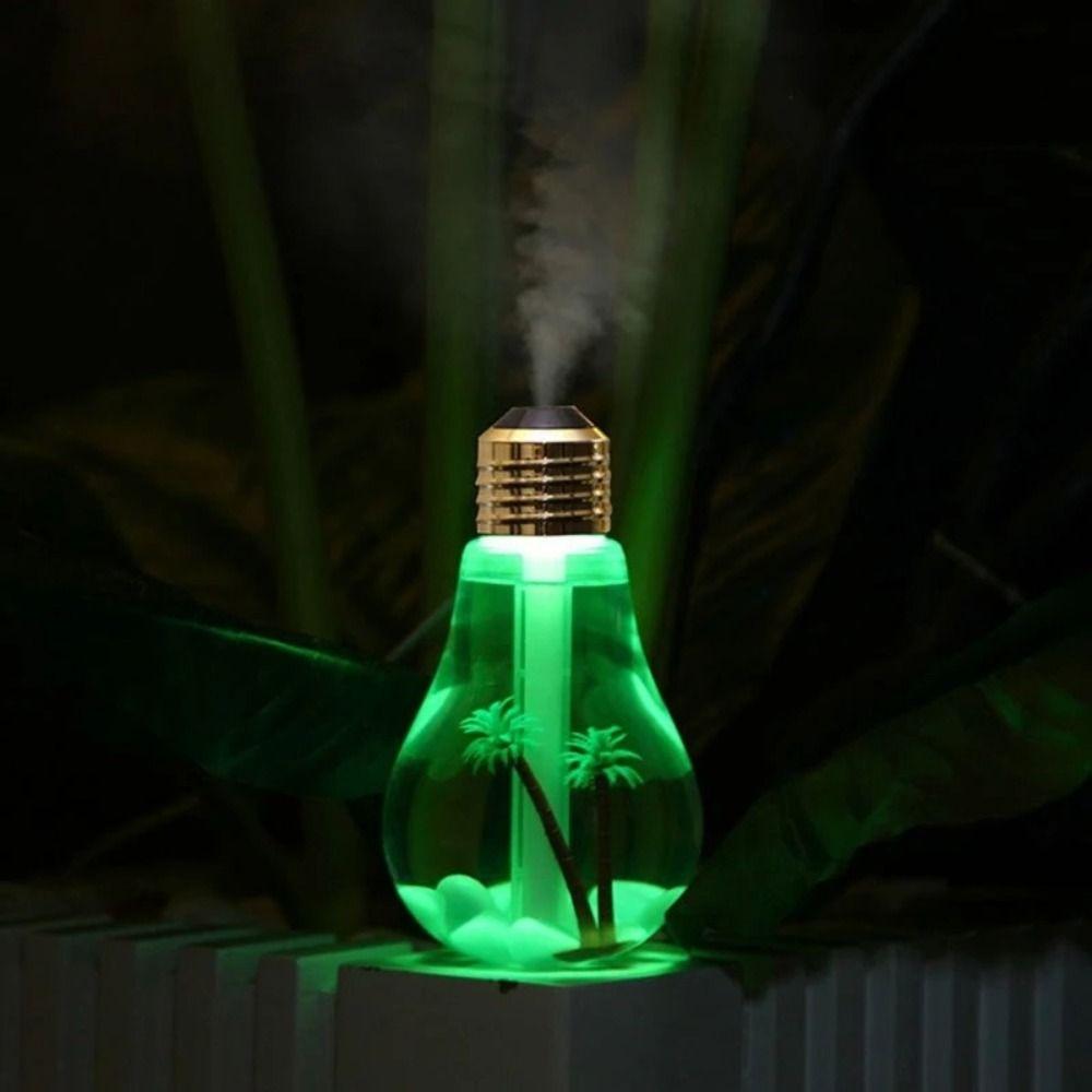 Lovely Design Bulb Shape Humidifier Creative Design Desktop Humidifier  Office Space