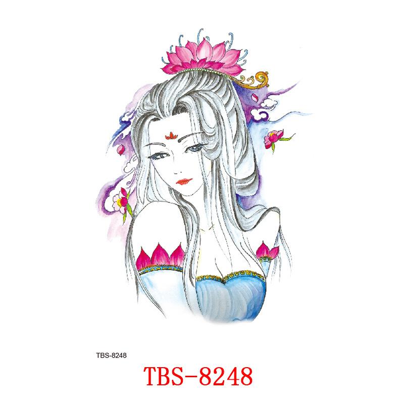 Waterproof Tattoo Sticker, Totem Character Tattoo Sticker Tattoo