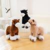 Horse Doll 2026 Good Luck In Year of The Horse Doll High Simulation Russian War Horse Shape PP Cotton Filling Zodiac Pony Figurine