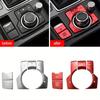 7 ADET Alüminyum Elektronik Park Freni Otomatik Park Düğmesi Kapağı CX-5 Mazda3 AXELA MAZDA6 ATENZA CX-3 CX-4 ARABA STİLİ