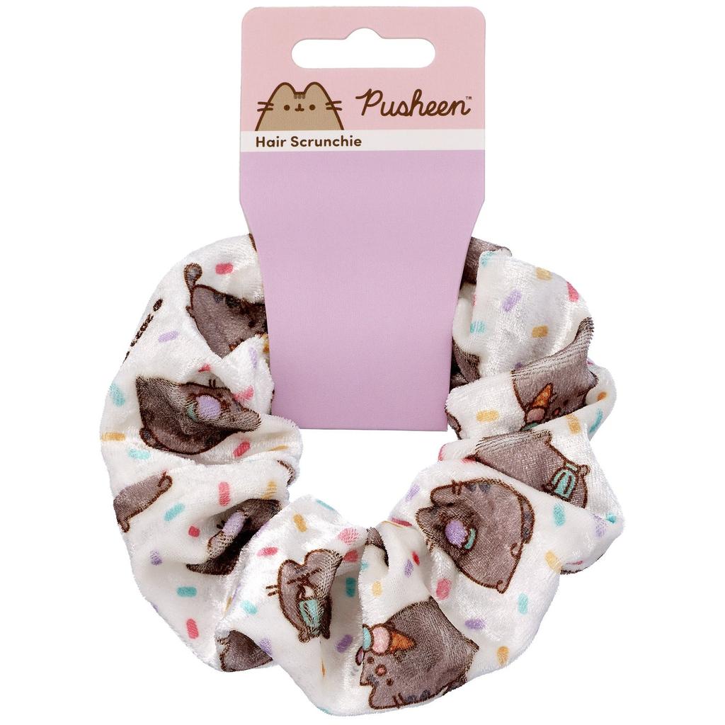 Pusheen katten Vit glass Hårscrunchie