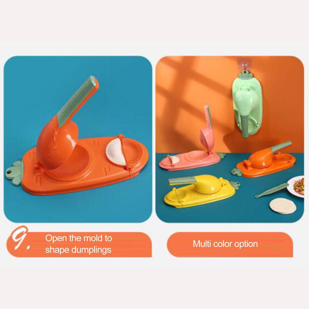 Rengör Lätt Dumpling Skin Maker Hängande hål Design Praktisk artefakt DIY