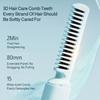 Peine perezoso inalámbrico mini portátil carga USB rizador pequeño rizado liso doble propósito peine inalámbrico