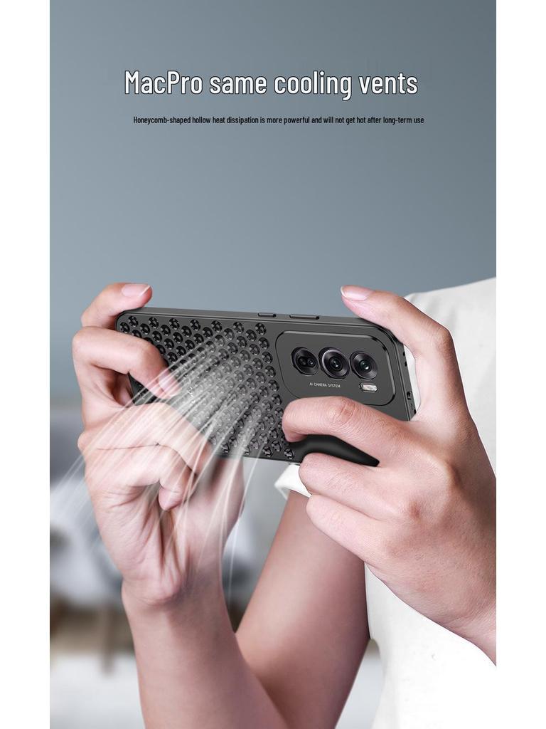OPPO Reno12 Pro Aluminum Honeycomb Heat Dissipation Phone Case
