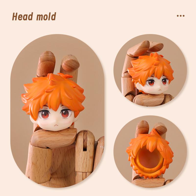 Ob11 Doll Plastic Hair Replacement Doll Hair Head Mold Accessories For Obitsu11 Gsc Body 1/12 Bjd Head Shell Doll Body Boy Girl