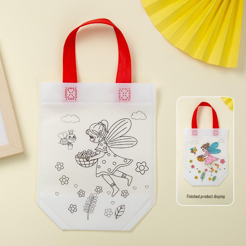 Eco-Friendly DIY Graffiti Tote Bag Kit for Kids
