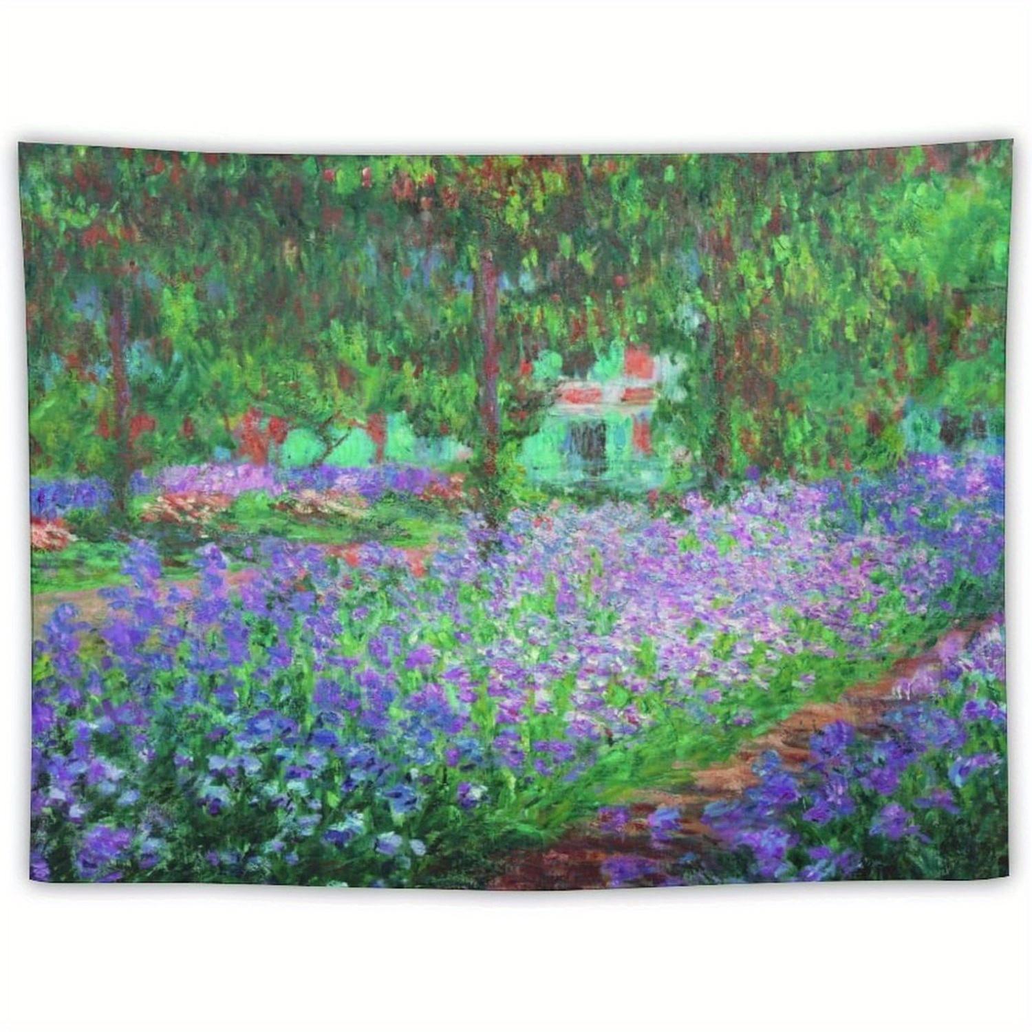 Lavender Garden Tapestry  Perfect for Scenic Serene  Artistic Home Decor with Nature Charm and Tranquil 74x94cm(29x37in)