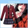Yumeko Kakegurui Jabami Cosplay Costume School Uniform Set Performances Stage