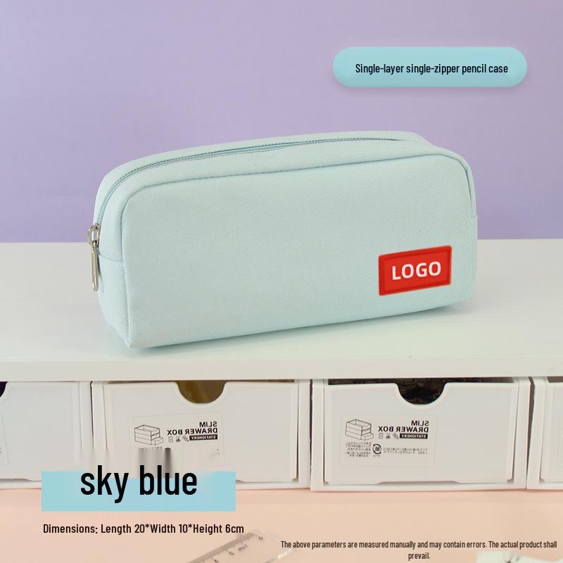 Korean Style Multi-Layer Large Capacity Pencil Case - High Appearance Composite Fabric for Students and Office Supplies