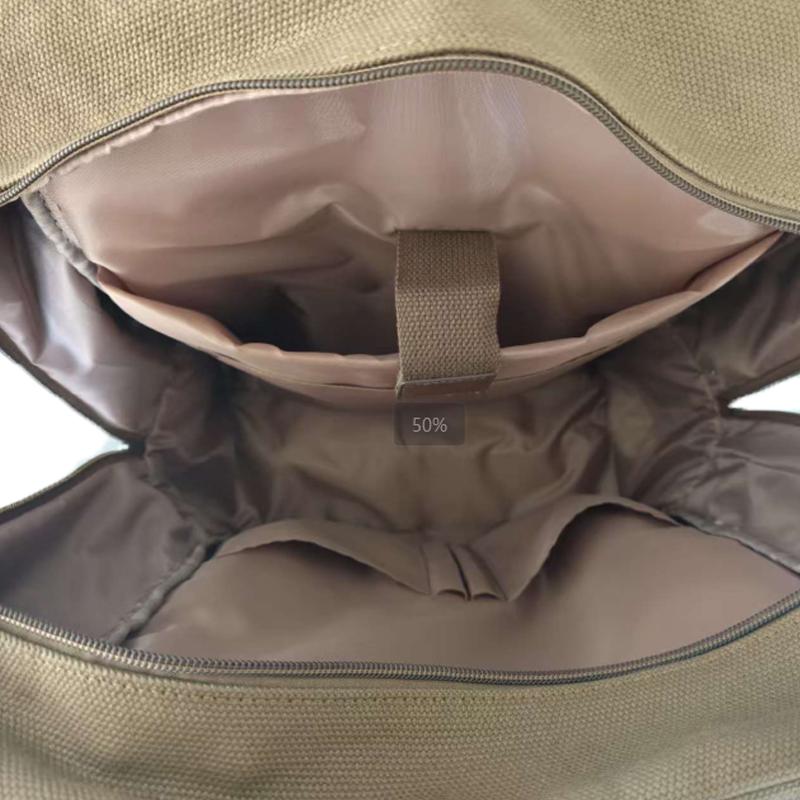 Yishunda Thick Canvas Large Capacity Backpack