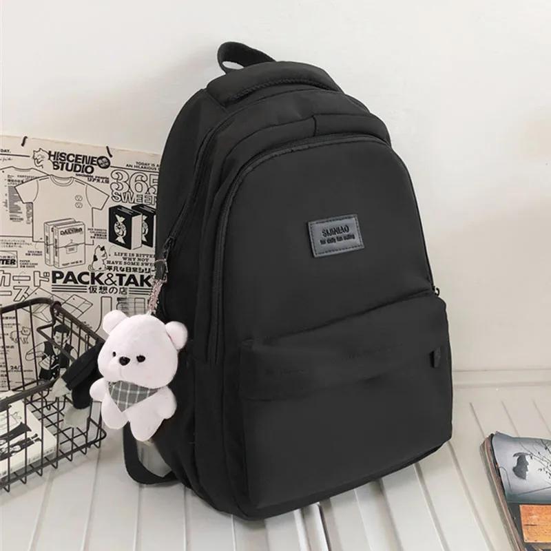 Kids Bag Female Fashion Lady High Capacity Waterproof College Backpack Trendy Girls Laptop School Bags Cute Girl Travel Book Bag