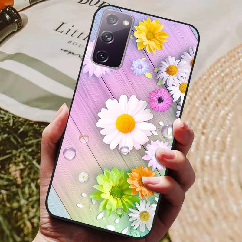 For Samsung Galaxy S20 FE S20FE Case Fashion Silicone Cover For Samsung S20 Fan Edition S20 Lite S 20 FE Phone Case Black Bumper
