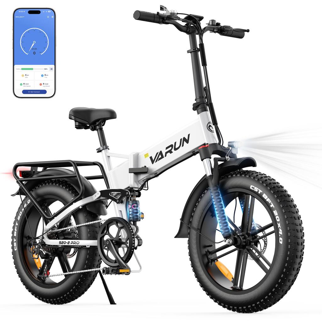 VARUN S20‑2 PRO Fully-Suspension Elektrofahrrad, 48V 13Ah Akku, NFC Smart Display