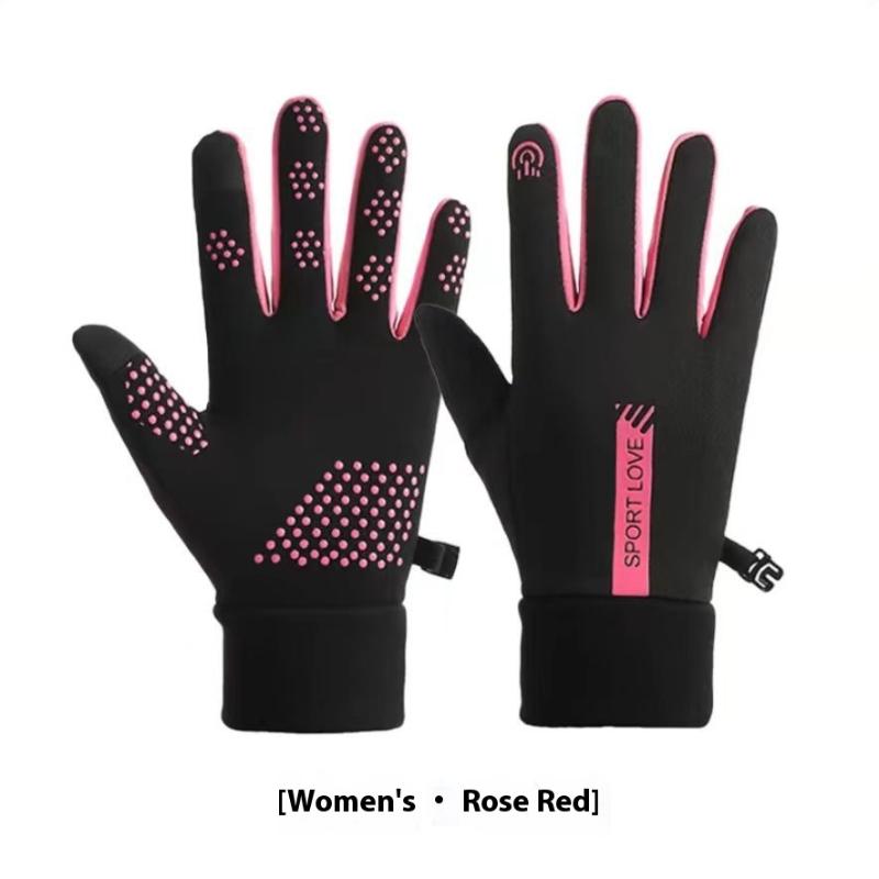 

1 пара зимних перчаток для мужчин и женщин - водонепроницаемые термоперчатки для холодной погоды, теплые перчатки для езды на велосипеде, снега, сенсорные пальцы