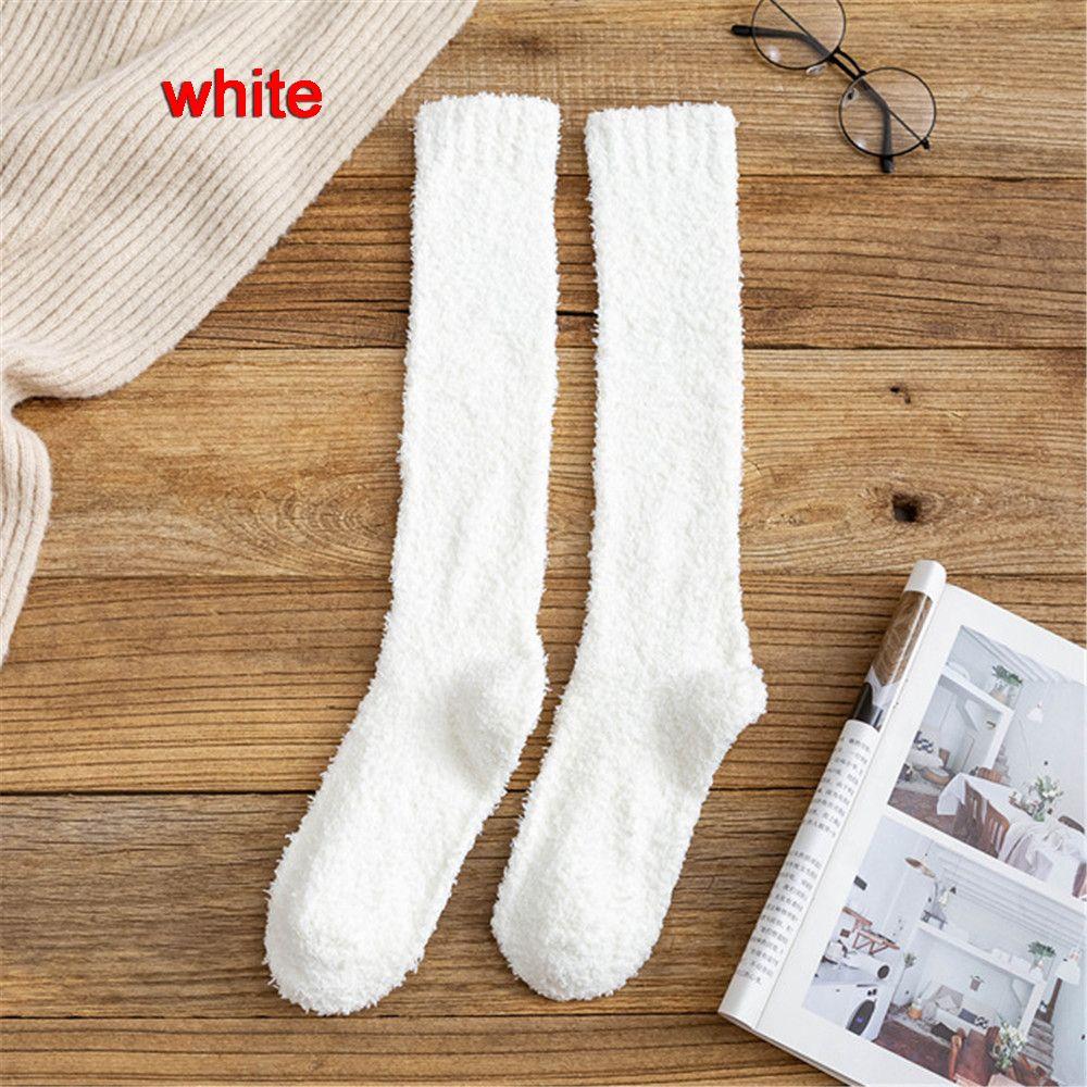 Fashion Men Women Thick Soft Winter Warm Coral Velvet Socks Fluffy Cosy Sleep Socks Bed Floor