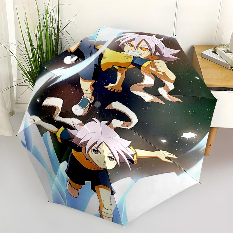 

1pc Naruto & Sasuke Automatic Opening/Closing Outdoor Umbrella - Portable 3-Fold Design with Iron Frame - Outdoor for Fans, Travelers, Daily Use,