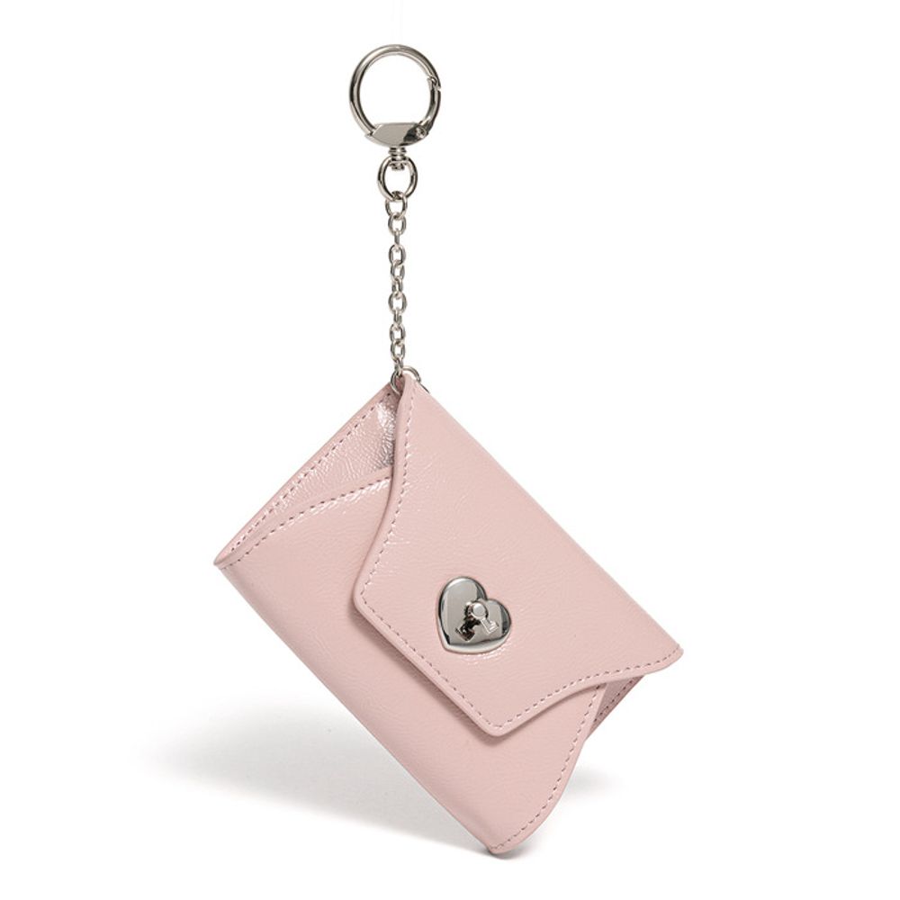 Le Masque Heartlock Keyring Multi Pouch Keyring Card Wallet (5 Colors)