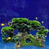 For Fish Tank Aquarium Decor Resin Shrimp Hiding House Artificial Trunk Tree Branch Driftwood
