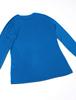 SSK Junior Long Sleeve Blue Japanese Size 130 to Japanese size Boys' Low-Neck Undershirt, (Size 60), (equivalent 130)
