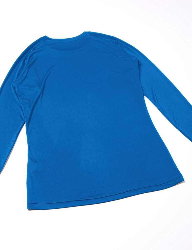 SSK Junior Long Sleeve Blue Japanese Size 130 to Japanese size Boys' Low-Neck Undershirt, (Size 60), (equivalent 130)