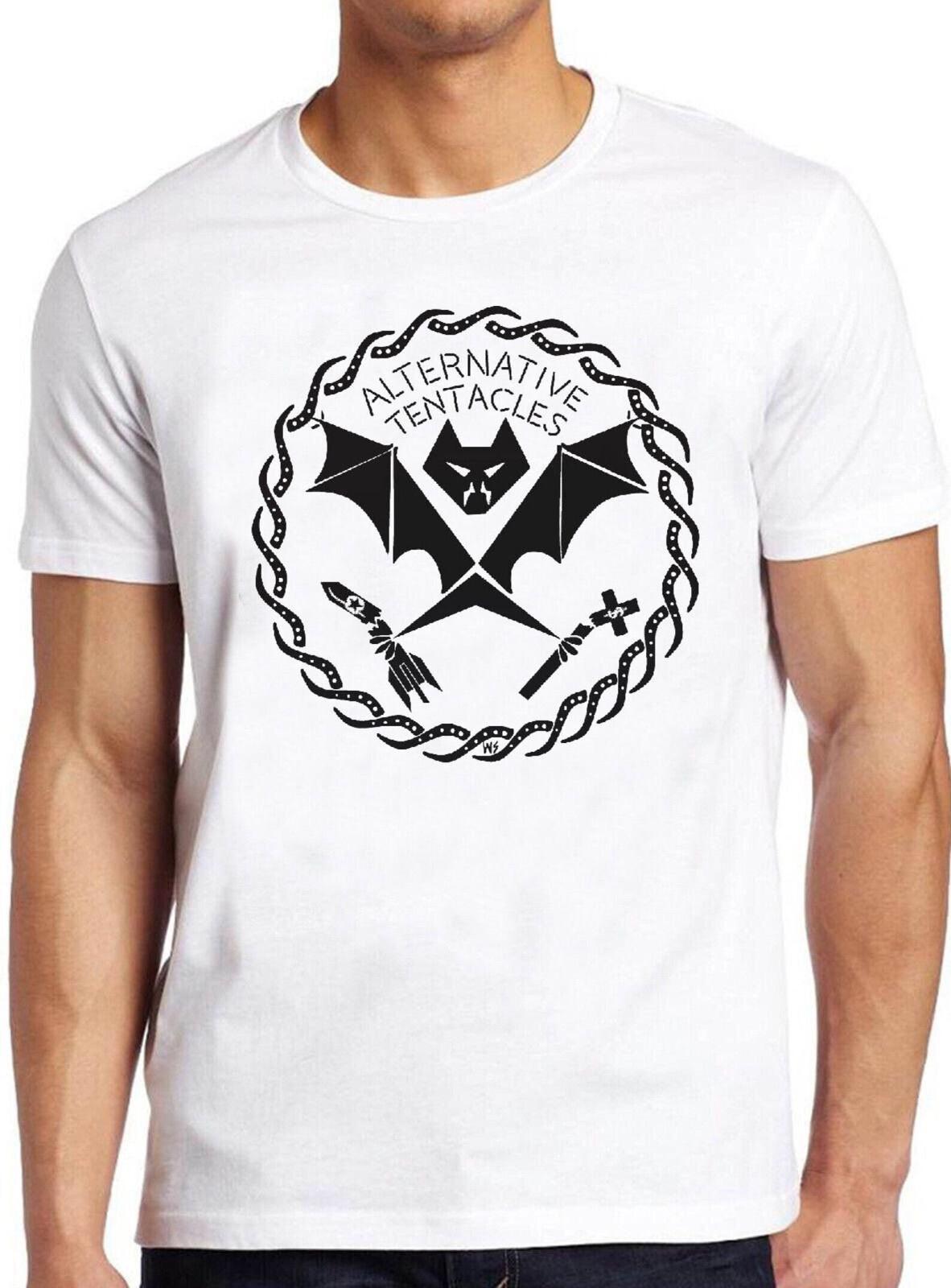 AT Alternative Tentacles Thrash hardcore Punk rock band T shirt tee black logo L