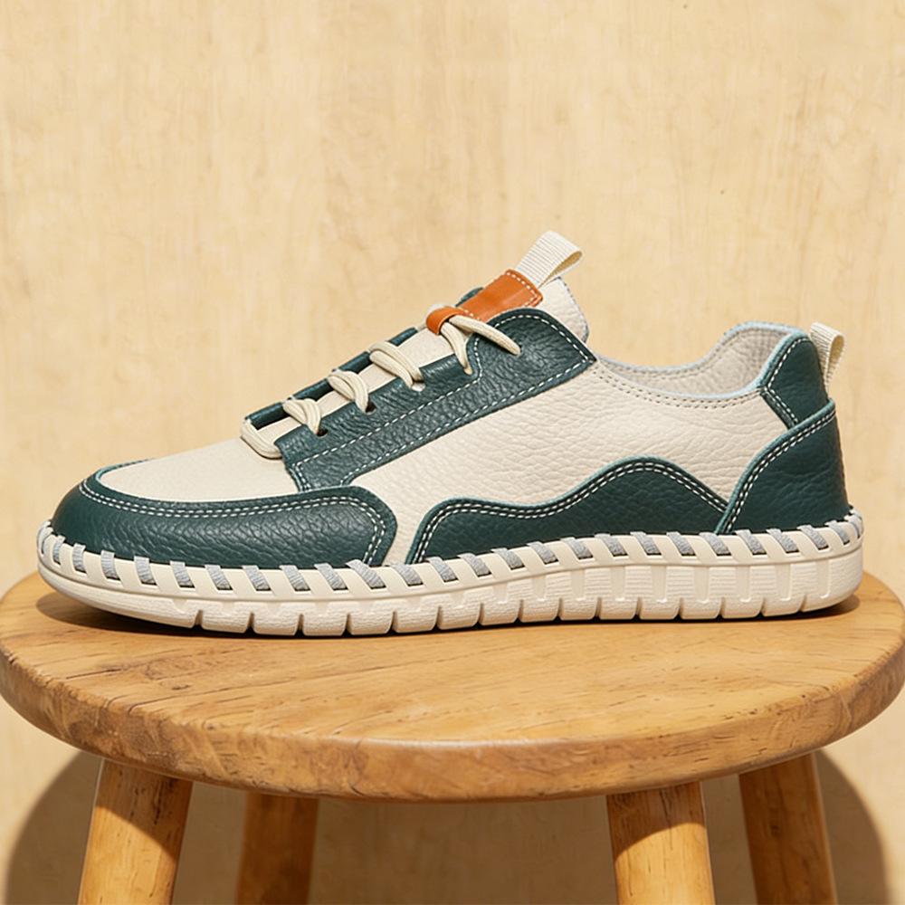 Leather men s shoes first layer cowhide casual shoes high-end pure cowhide shoes men s shoes men s shoes 37