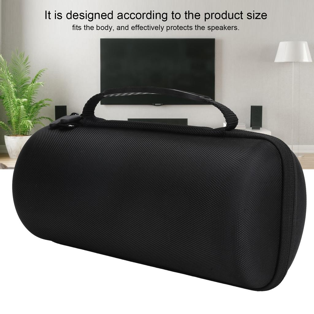 Wireless Spker Protective Case Portable Storage Bag with Strap for Revolve II(Black )