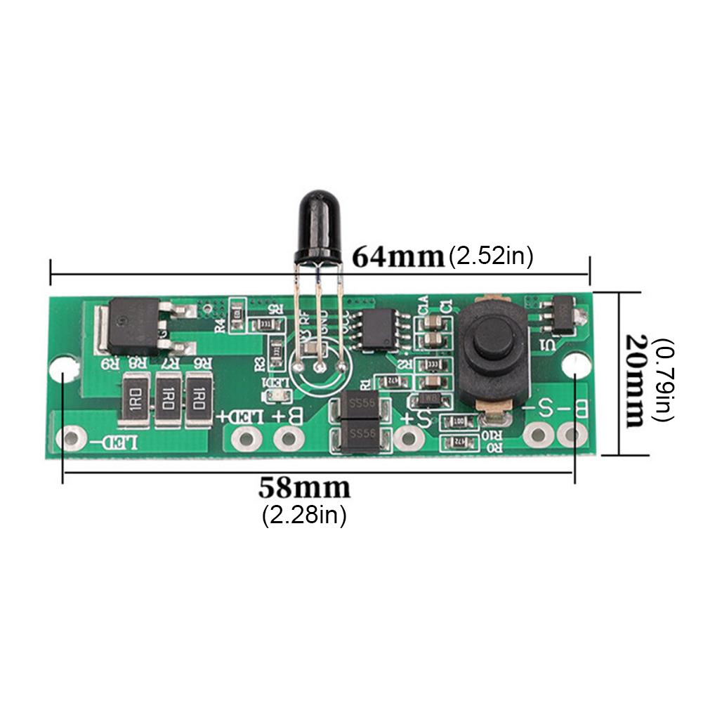3.2V 3.7V Panou de Control Lampă Stradală Solară Placă de Circuit Telecomandă Placă de Circuit Lampă Solară Placă Lampă Solară
