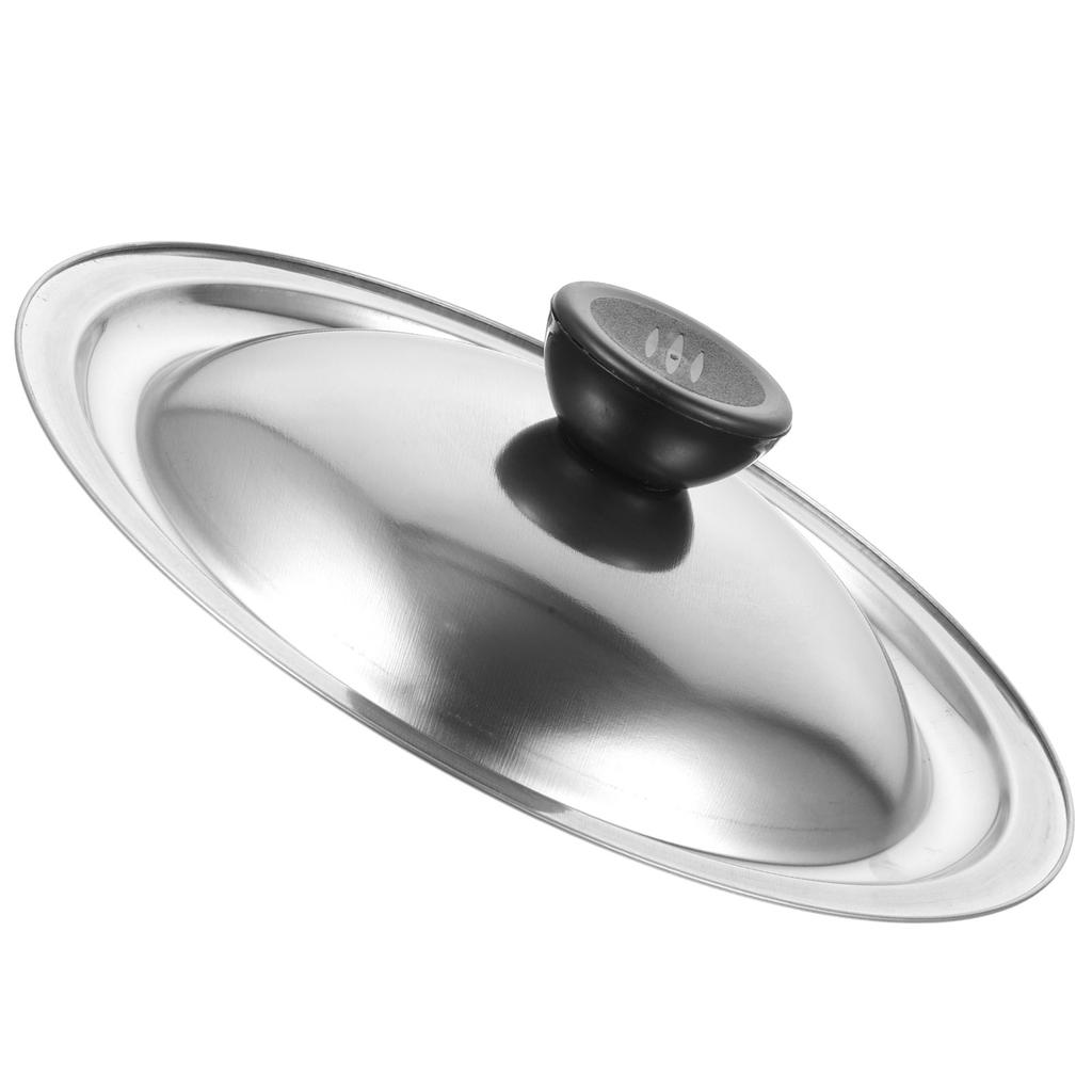 Taste Cup Lid Frying Pan Metal Seasoning Pot Cover Oil Universal for Stainless Steel Lids Cooker