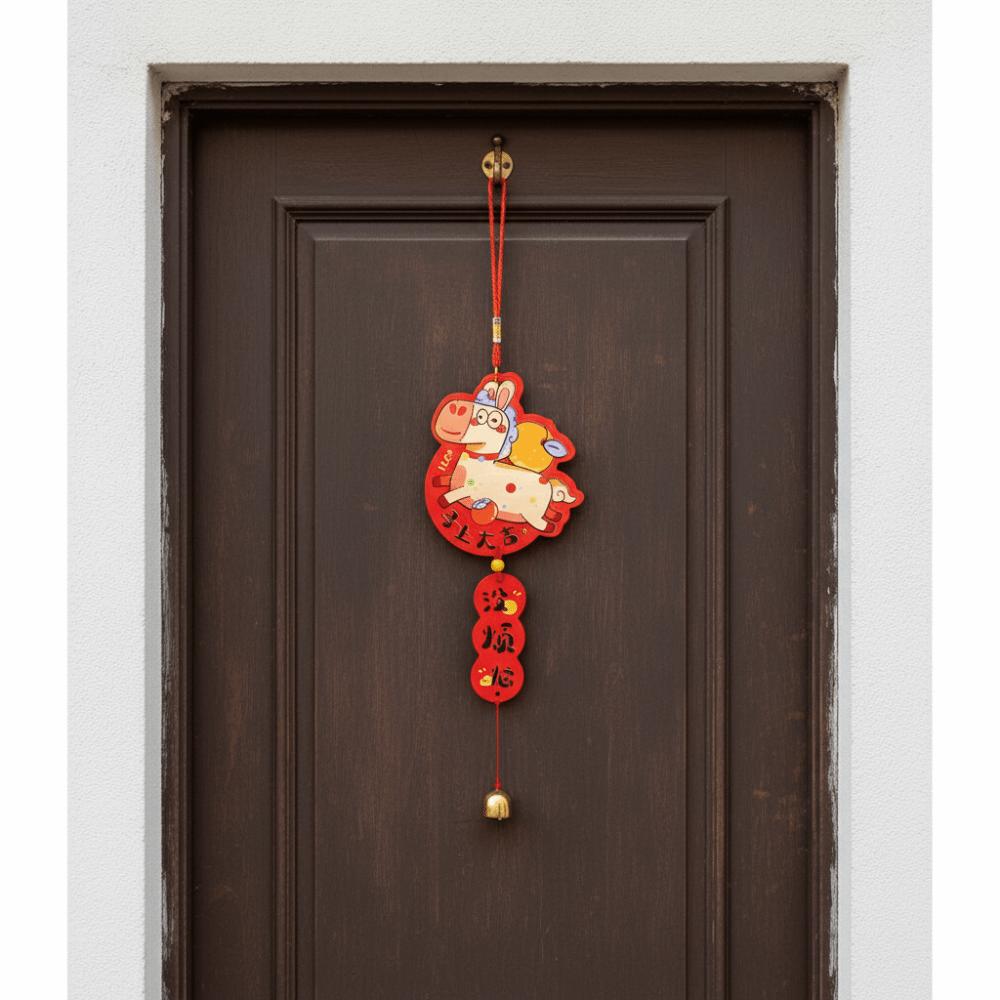 Bell Chinese Style Pendant Chevrolet Board Horse Year Decoration  New Year Gift