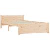 VidaXL Cadre de lit Bois massif 100x200 cm 815034