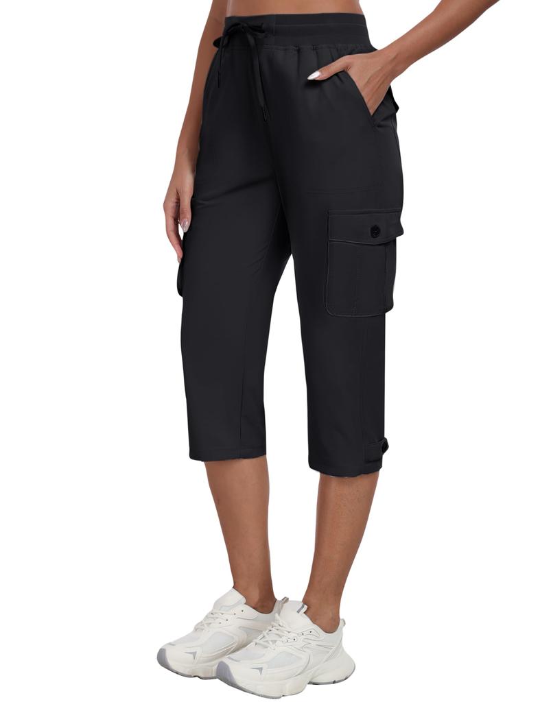YIRUIYA Length Capri Sports Cargo Training Fitness Perfect for Mountain and Everyday Use Women's 3/4 Pants, Pants, Wear, Wear, Sweatpants, Casual,