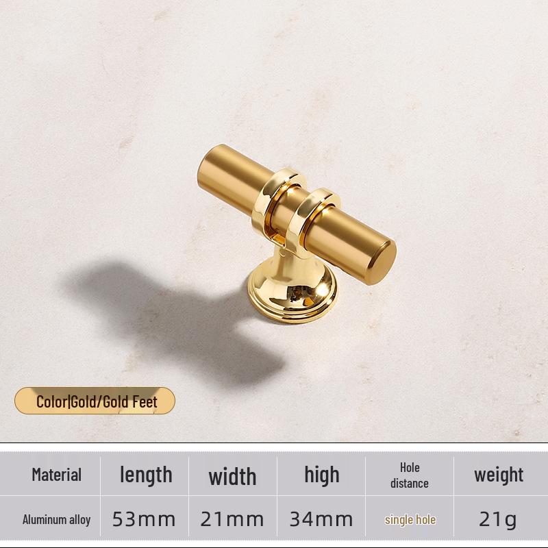 Modern Minimalist European Two-Tone Wardrobe & Drawer Handle