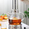 Transparenter Kessel Teegeschirr Verdickte Teekanne Neue Glasteekanne Zur Kaffeezubereitung