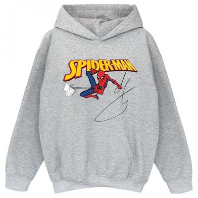 Boys Spider-Man With A Book Hoodie