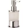 Bemeta Round Glass Liquid Soap Dispenser with Stand 200 Ml