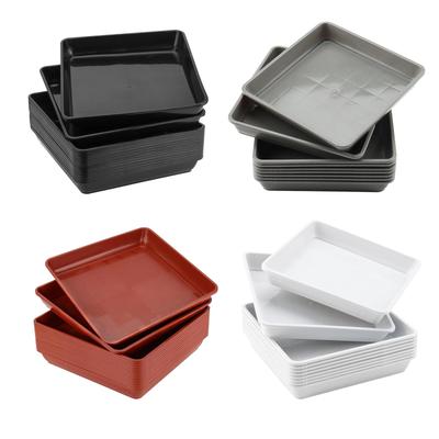 10x Plant Trays Plant Saucers Flower Pot Drainage Tray Plant Water Drip Trays for Indoors Outdoor Courtyard Garden Balcony