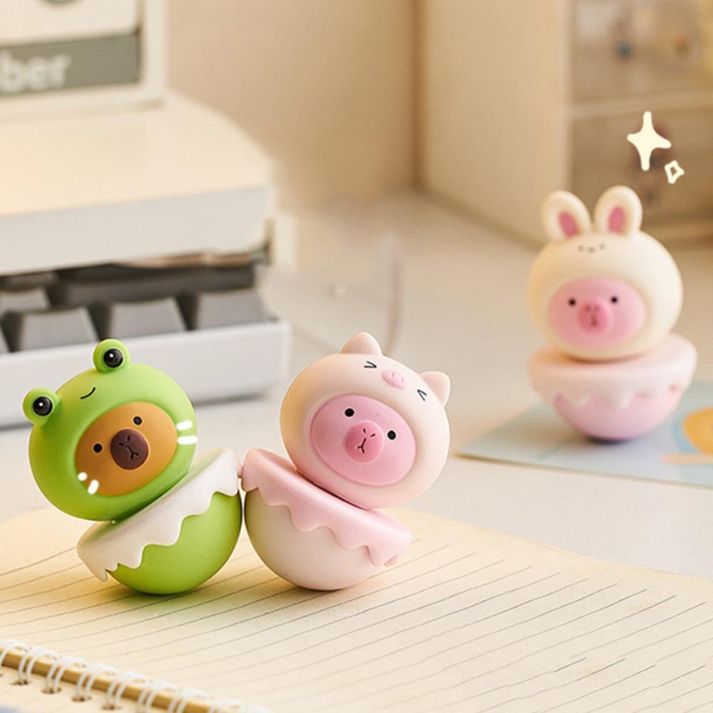 Desktop Ornament Capybara Tumbler Model Animals Tumbler Capybara Animals Figures  Desk Decor