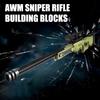 Military Series 2395pcs AWM Sniper Rifle Weapon Building Blocks MOC Modern Gun Bricks Toys For Children Boys Gifts